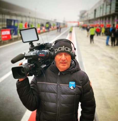 Kameramann Andreas Kroemer mit Kamerateam